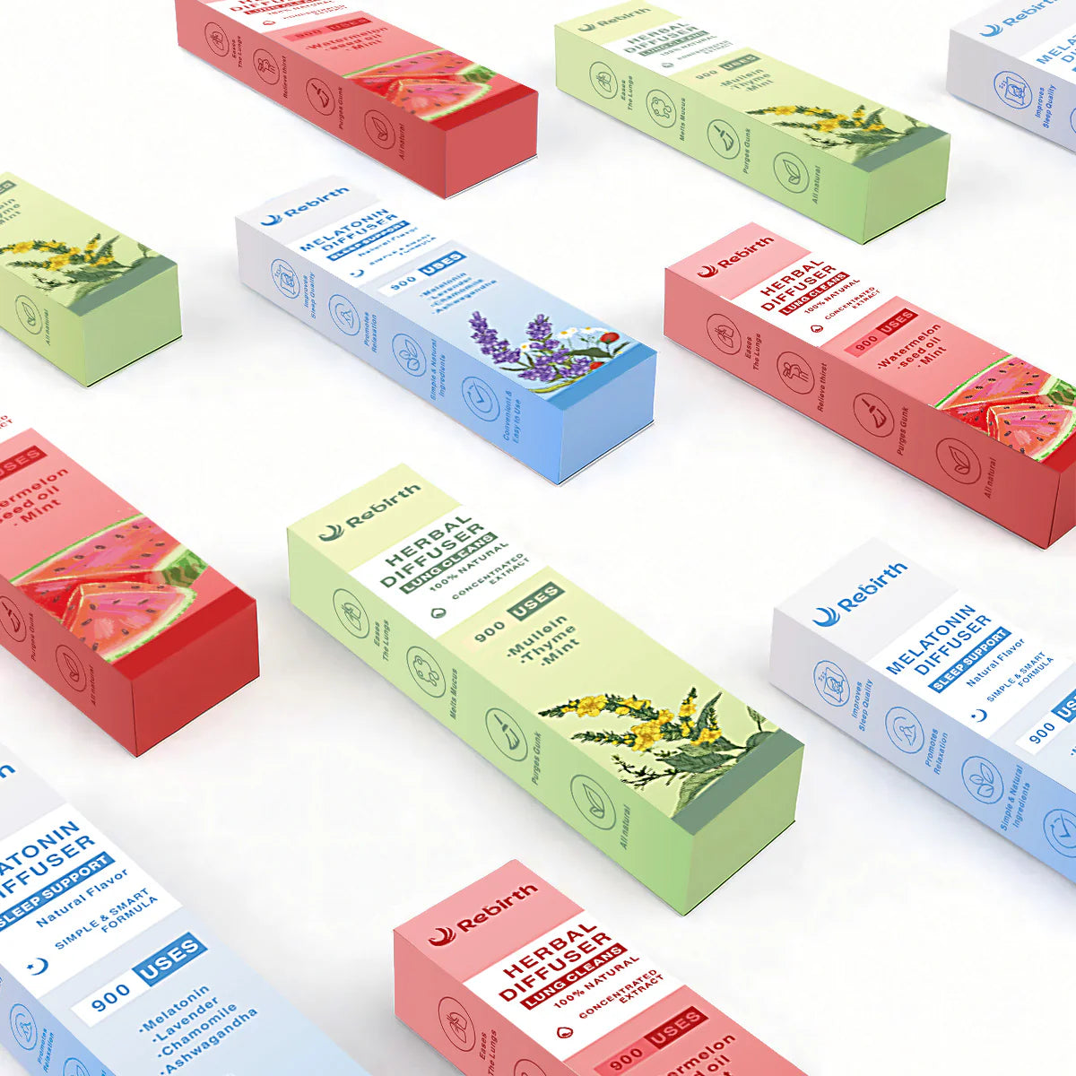 【Mix & Match Freely Rebirth-Classic】 Full Set Diffusers – 3 flavors