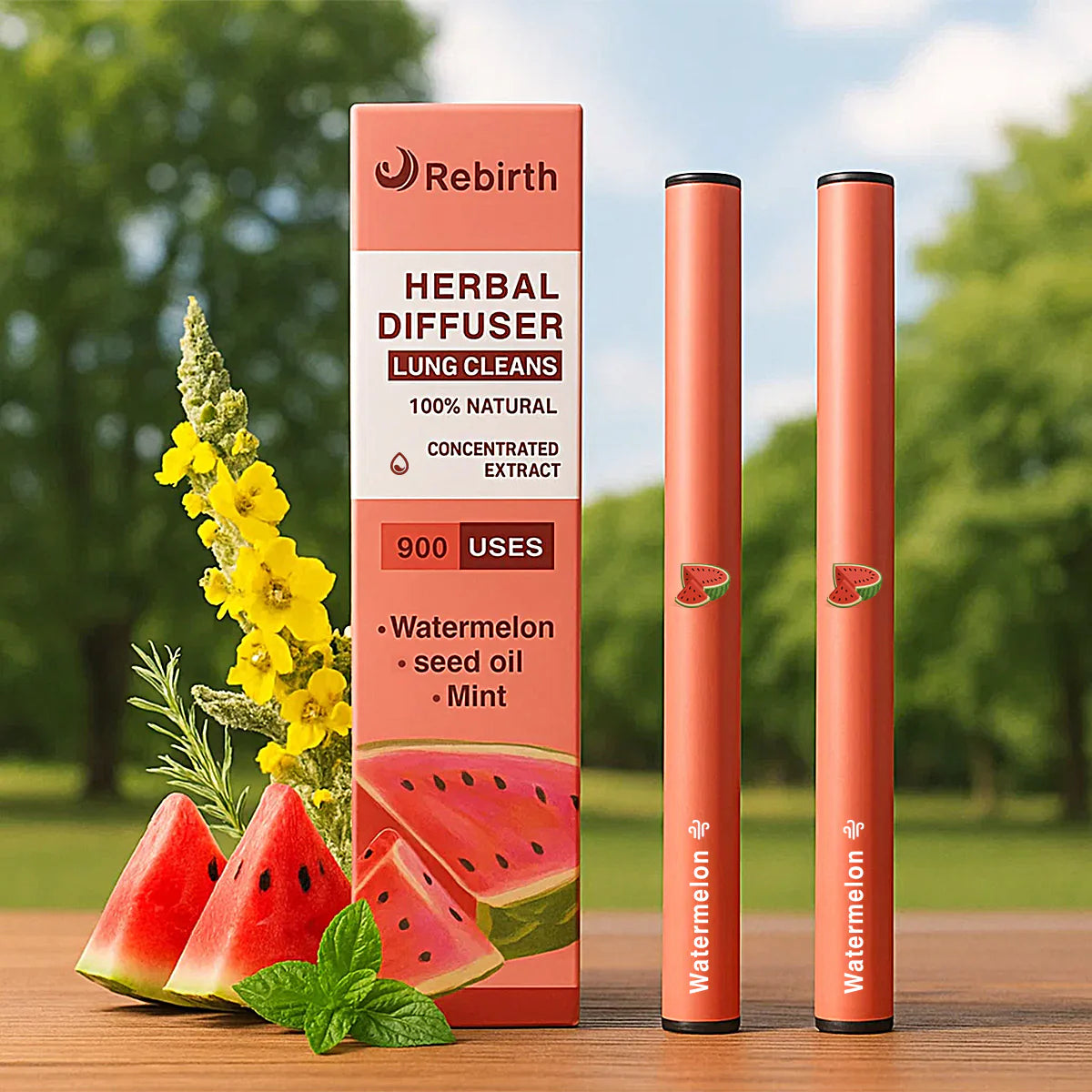 Watermelon Herbal Diffuser- 900 Uses
