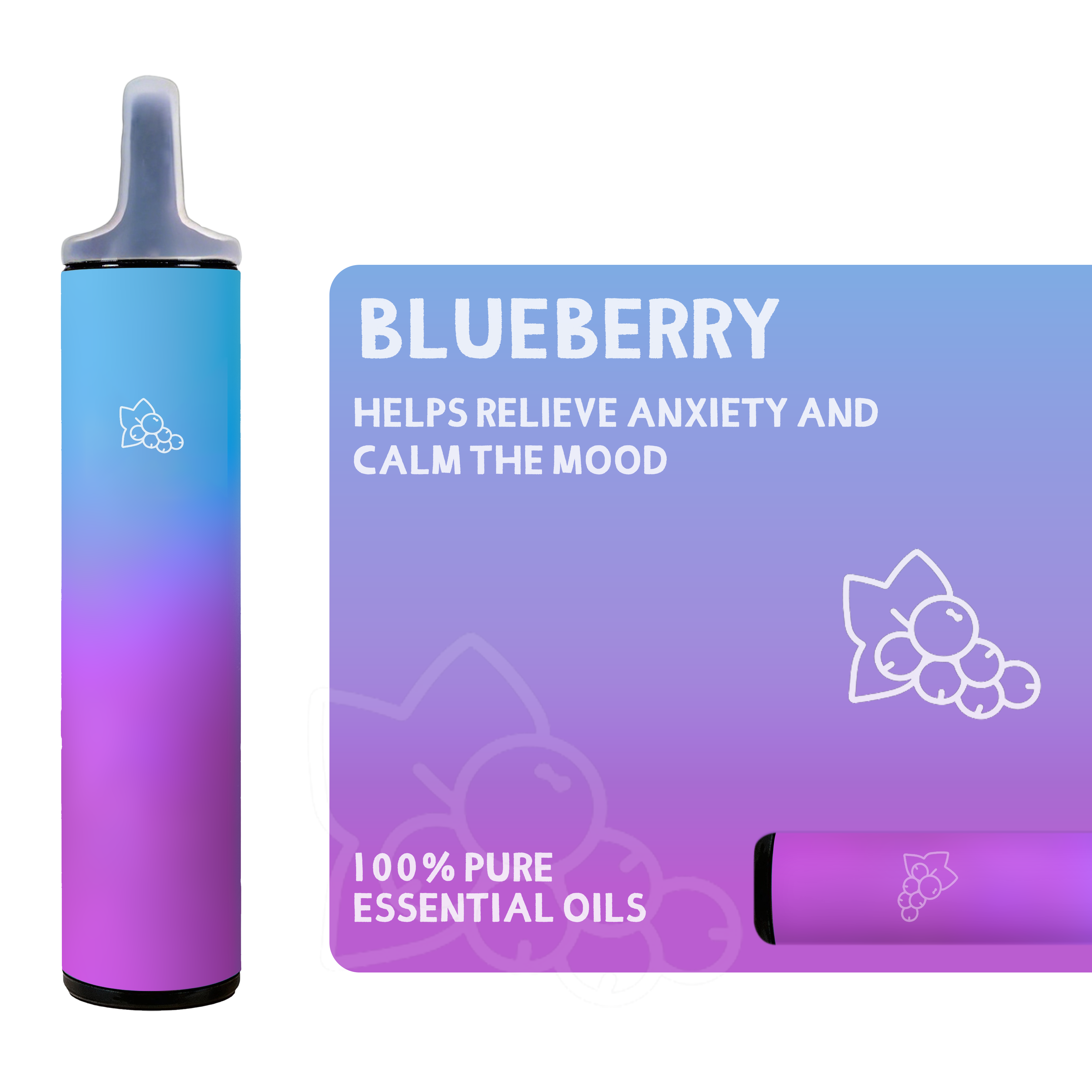 2026 Upgrade - More fuel&longer driving range NENO Natural Blueberry Herbal Diffuser-900 uses