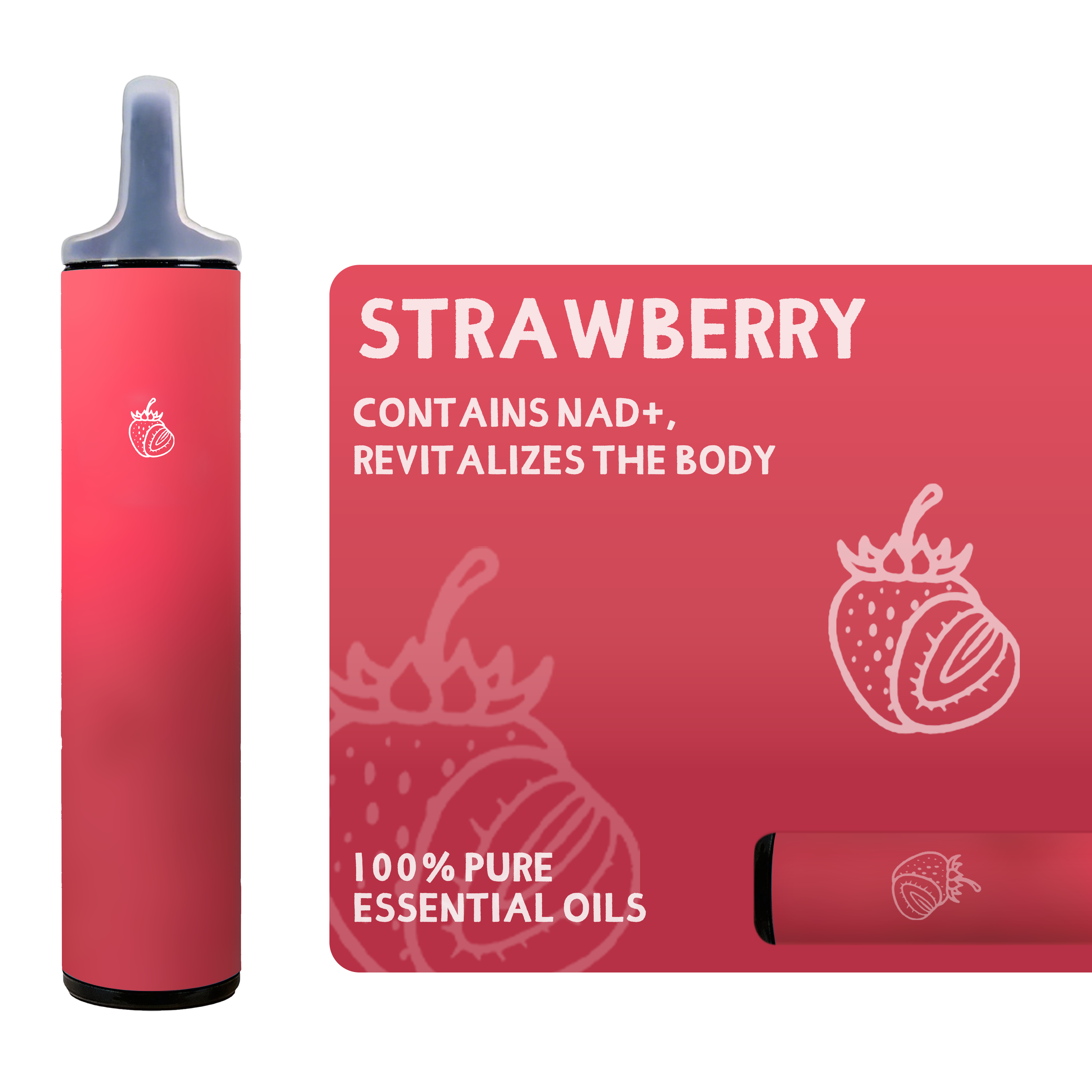 2026 Upgrade - More fuel&longer driving range NENO Natural Strawberry Herbal Diffuser-900 uses